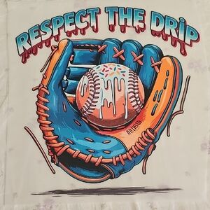 Basball Drip Ready To Press Transfer